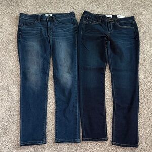 Women’s Skinny Jeans in Dark Blue Denim - Stretch Fit